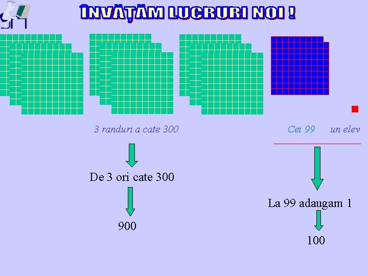 3 randuri a cate 300 Cei 99 un elev De 3 ori cate 300