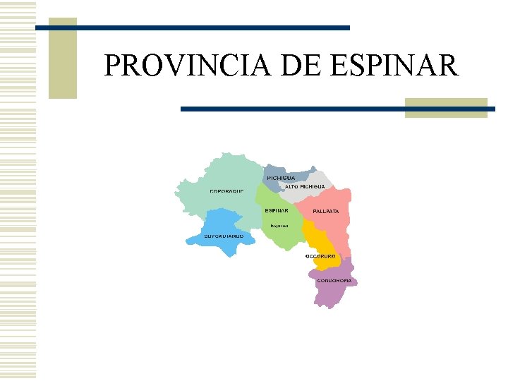 PROVINCIA DE ESPINAR 