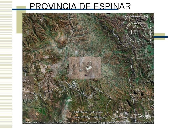 PROVINCIA DE ESPINAR 