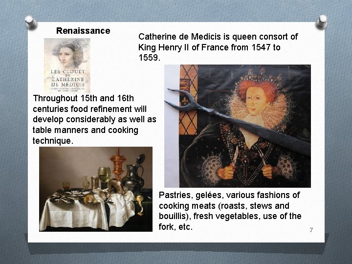Renaissance Catherine de Medicis is queen consort of King Henry II of France from