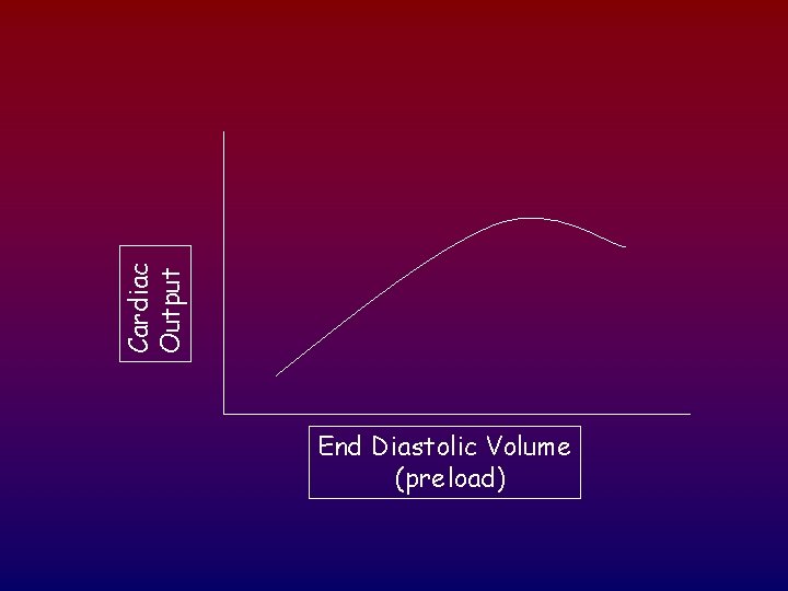 Cardiac Output End Diastolic Volume (preload) 