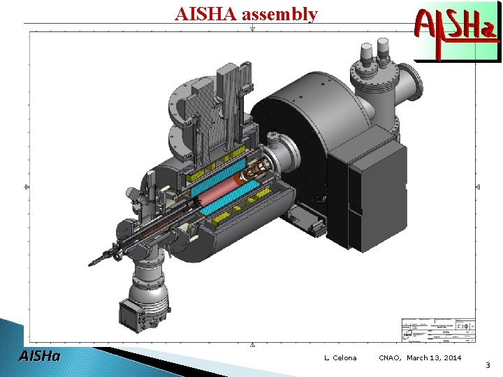 AISHA assembly AISHa L. Celona CNAO, March 13, 2014 3 
