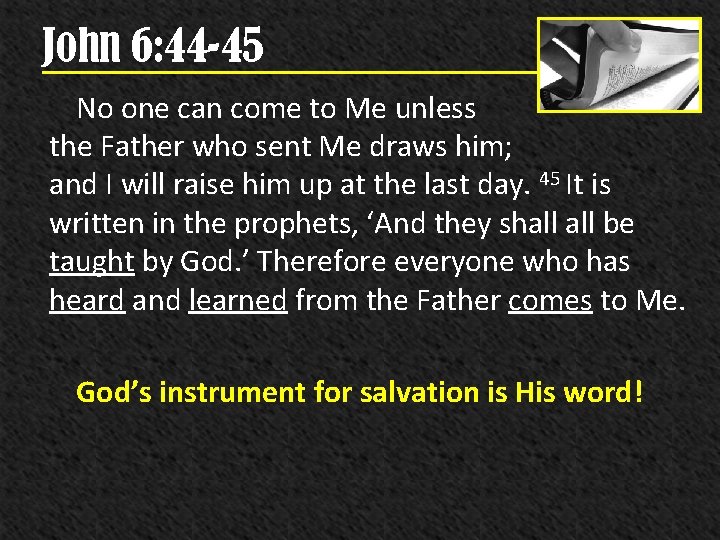 The Many Factors In Mans Salvation Factor A