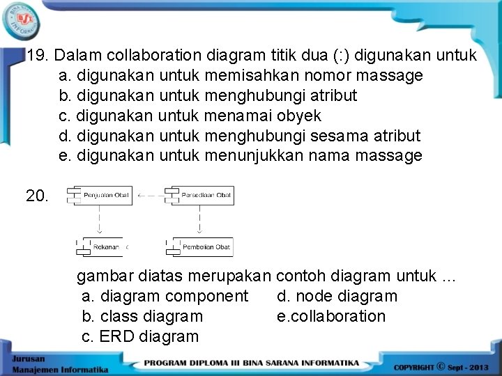 Contoh soal analisis komponen utama