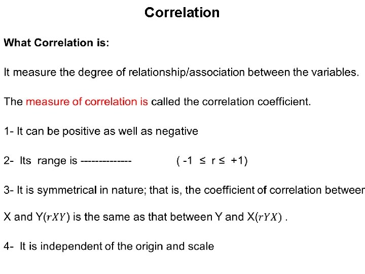 Correlation • 