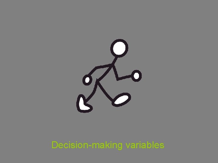 Decision-making variables 