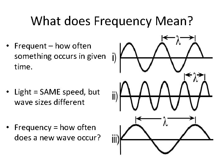 What does Frequency Mean? • Frequent – how often something occurs in given time.