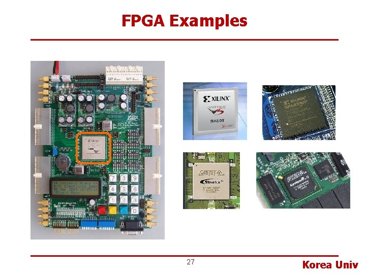 FPGA Examples 27 Korea Univ 