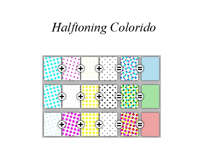 Halftoning Colorido 