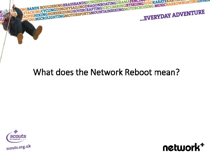 What does the Network Reboot mean? 