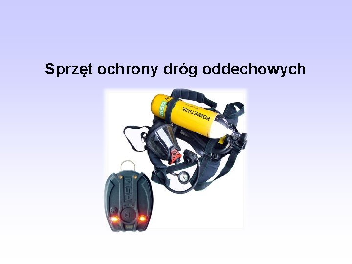 Sprzęt ochrony dróg oddechowych 