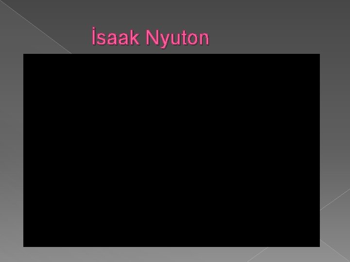 İsaak Nyuton İsaak Nyuton