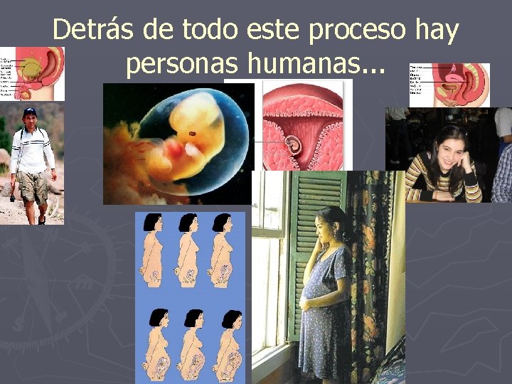 Detrás de todo este proceso hay personas humanas. . . 