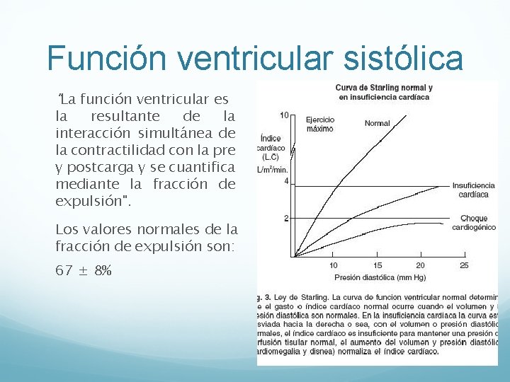 Función ventricular sistólica "La función ventricular es la resultante de la interacción simultánea de