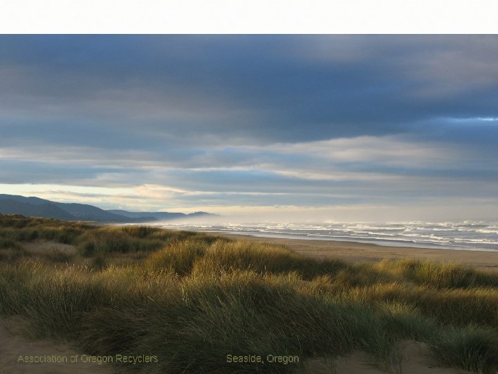 Association of Oregon Recyclers Seaside, Oregon June 7, 2008 