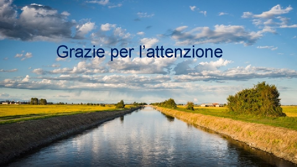 Grazie per l’attenzione 