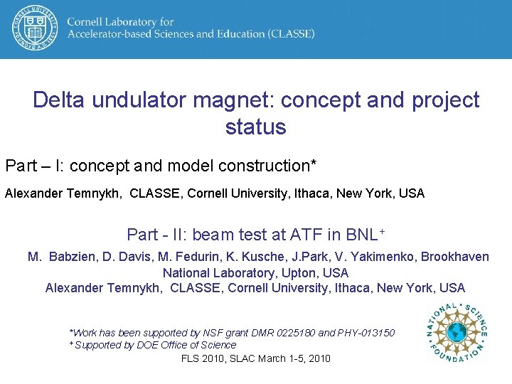 Delta undulator magnet: concept and project status Part – I: concept and model construction*