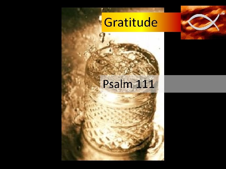 Gratitude Psalm 111 