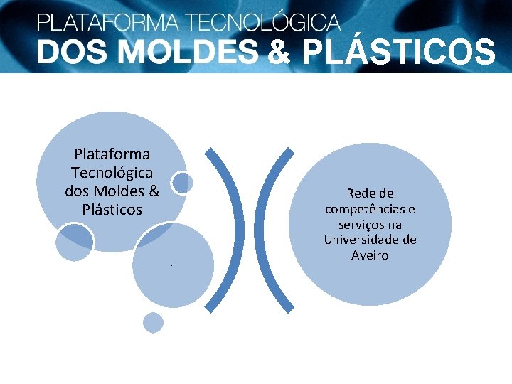 & PLÁSTICOS Plataforma Tecnológica dos Moldes & Plásticos Rede de competências e serviços na