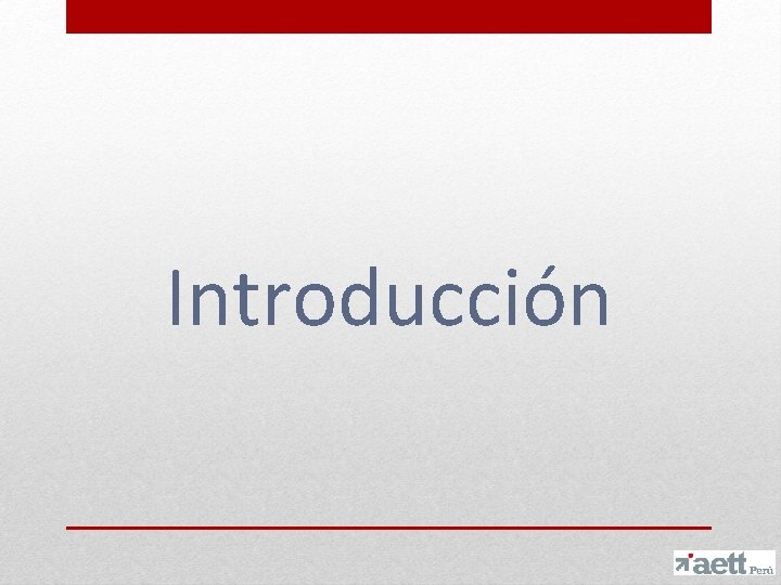 Introducción 