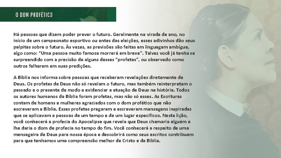 Há pessoas que dizem poder prever o futuro. Geralmente na virada de ano, no Há pessoas que dizem poder prever o futuro. Geralmente na virada de ano, no
