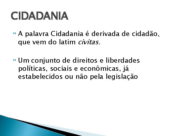 DEMOCRACIA TICA e CIDADANIA FIPEN Prof Maria Ins