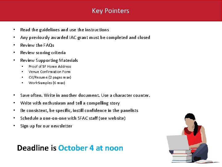 Key Pointers • Read the guidelines and use the instructions • Any previously awarded