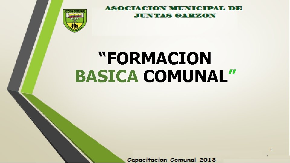 “FORMACION BASICA COMUNAL” 2 