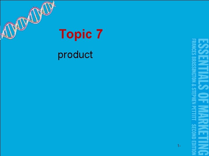 Topic 7 product 1 - 