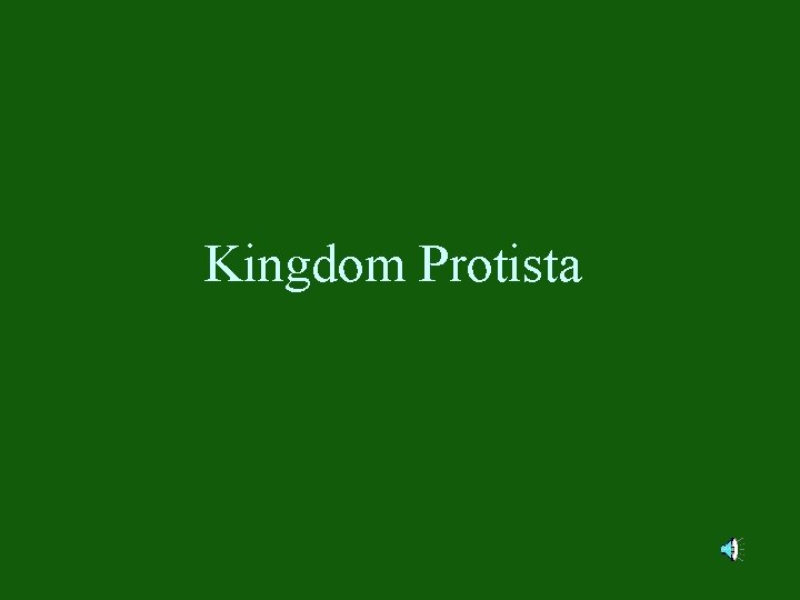 Kingdom Protista 