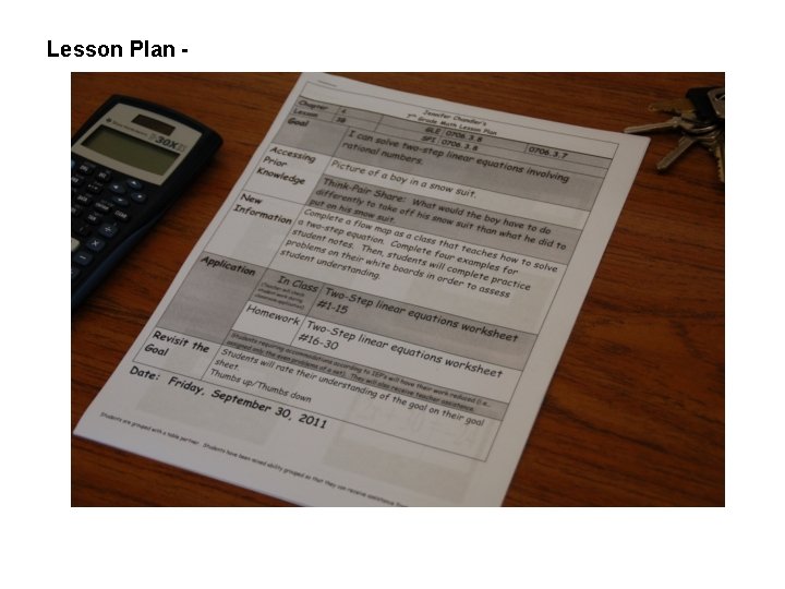 Lesson Plan - 