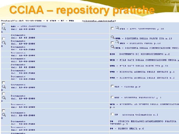 CCIAA – repository pratiche 