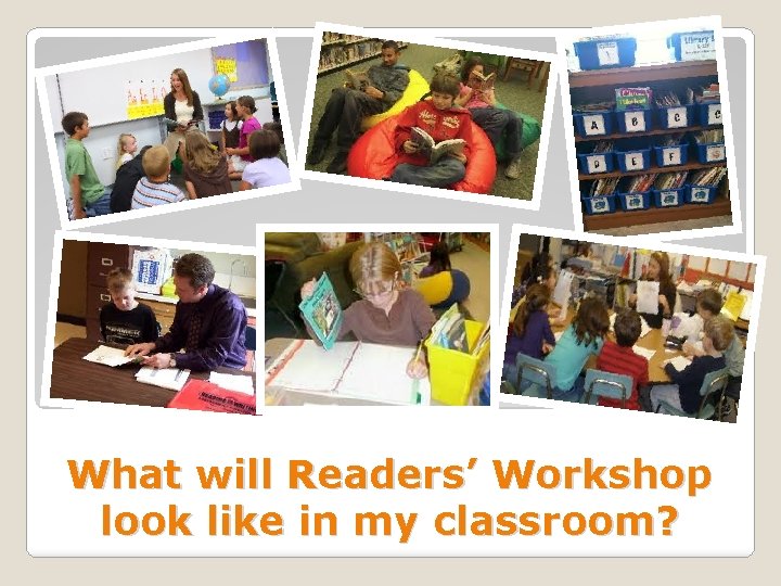What will Readers’ Workshop look like in my classroom? 