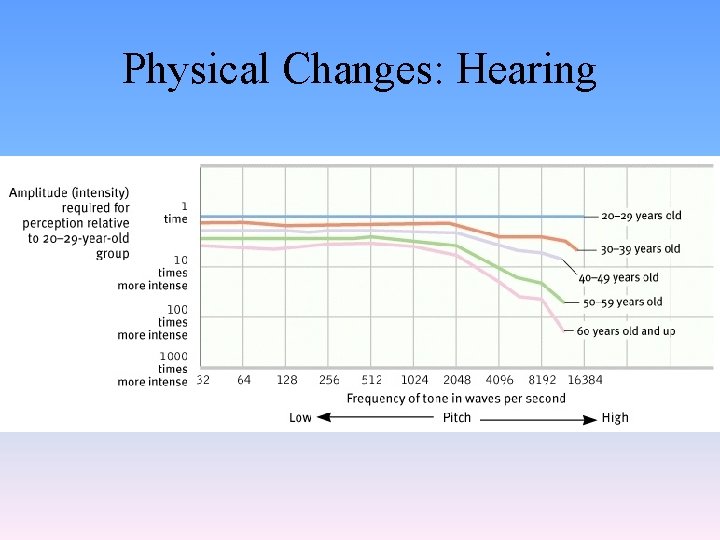 Physical Changes: Hearing 