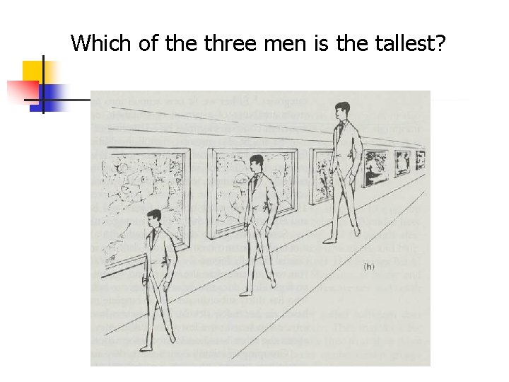 Which of the three men is the tallest? 