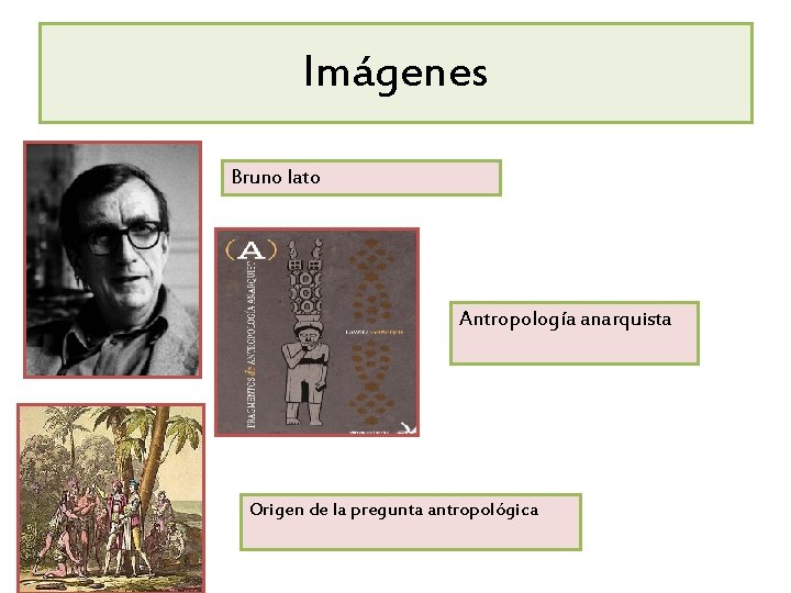 Imágenes Bruno lato Antropología anarquista Origen de la pregunta antropológica 