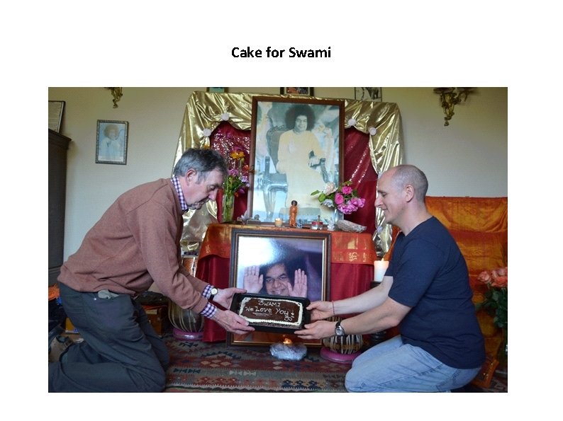Cake for Swami 