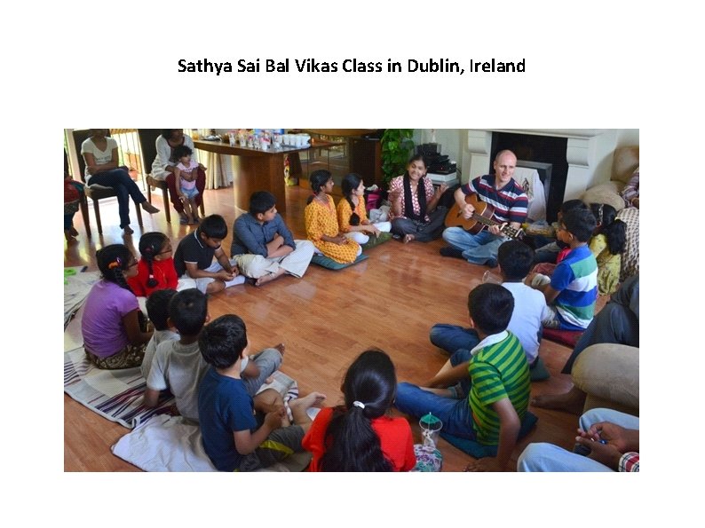 Sathya Sai Bal Vikas Class in Dublin, Ireland 