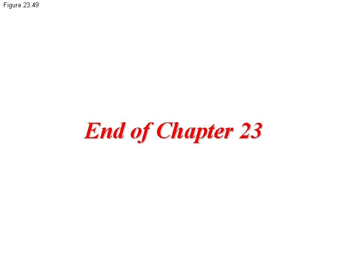 Figure 23. 49 End of Chapter 23 
