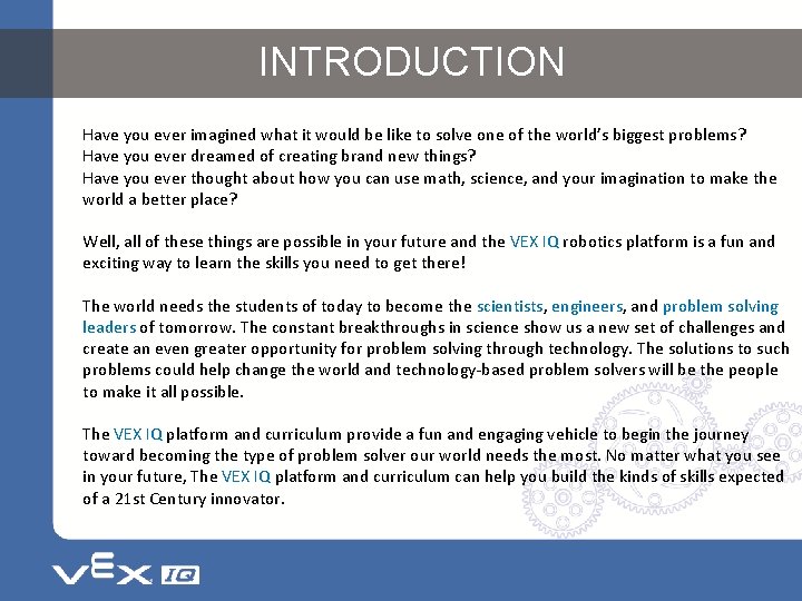 INTRODUCTION Have you ever imagined what it would be like to solve one of INTRODUCTION Have you ever imagined what it would be like to solve one of