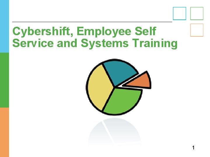 Cybershift, Employee Self Service and Systems Training 1 