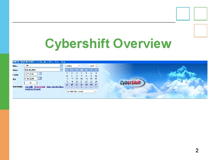 Cybershift Employee Self Service and Systems Training 1