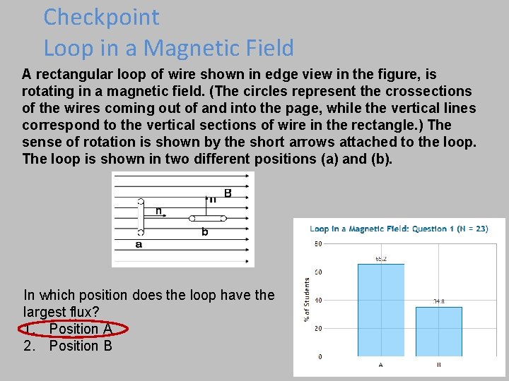 Checkpoint Loop in a Magnetic Field A rectangular loop of wire shown in edge