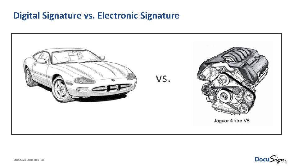 Digital Signature vs. Electronic Signature DOCUSIGN CONFIDENTIAL 