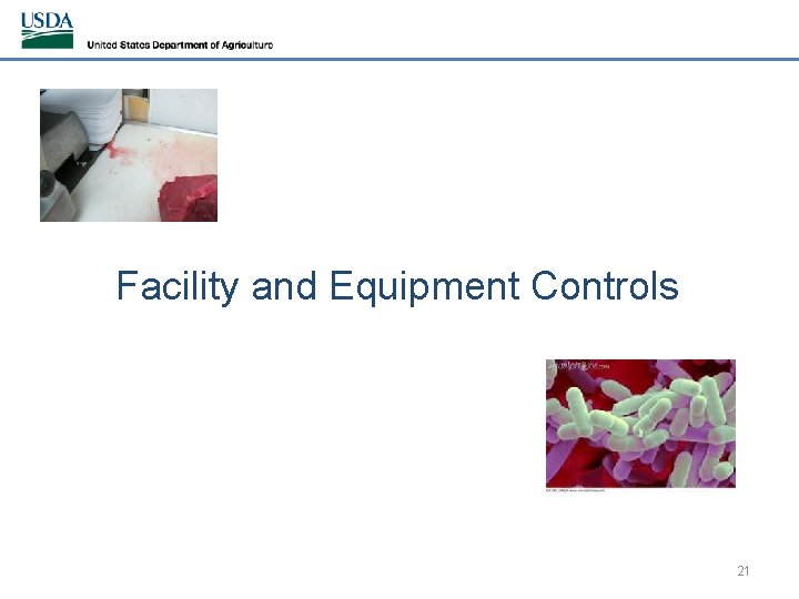 Facility and Equipment Controls 21 