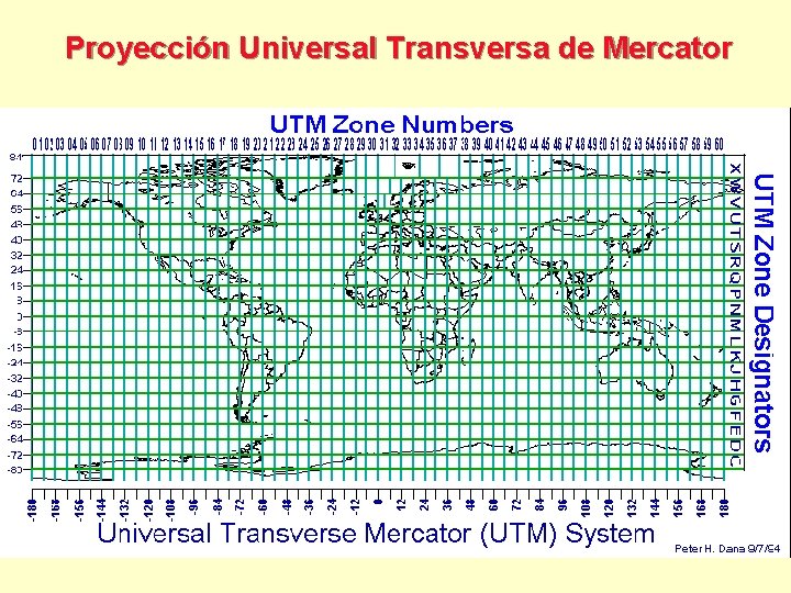 Proyección Universal Transversa de Mercator 