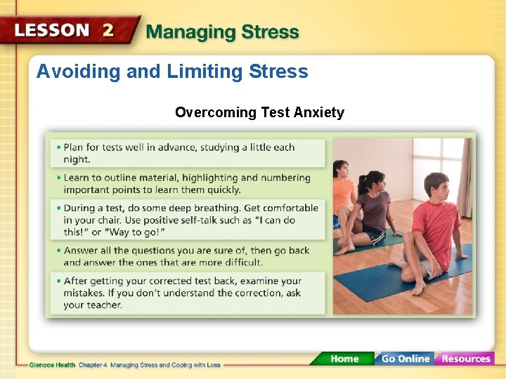 Avoiding and Limiting Stress Overcoming Test Anxiety 