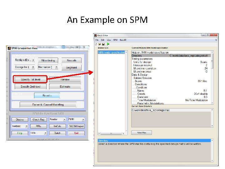 An Example on SPM 