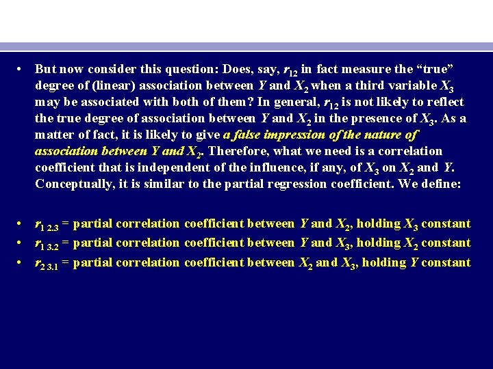  • But now consider this question: Does, say, r 12 in fact measure