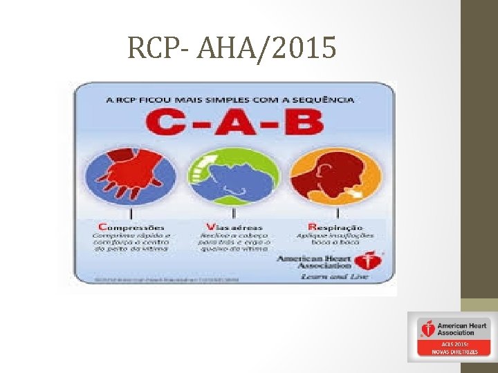 RCP- AHA/2015 
